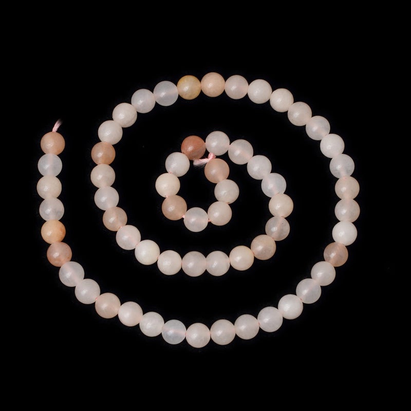 CHEAVIAN 60PCS 6mm Natural Pink Aventurine Gemstone Round Loose Beads Stone Beads for Jewelry Making DIY Findings 1 Strand 15" - Image 2